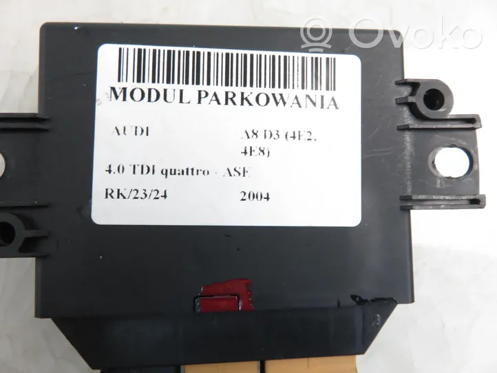 Audi A8 S8 D3 4E Pysäköintitutkan (PCD) ohjainlaite/moduuli 4E0919283A