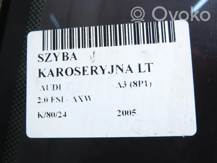 Audi A3 S3 8P Szyba karoseryjna tylna 