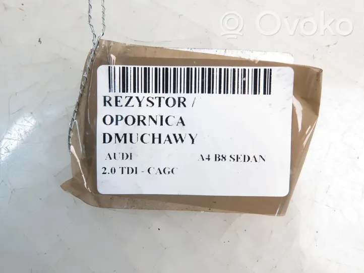 Audi A4 S4 B8 8K Rezystor / Opornik dmuchawy nawiewu 