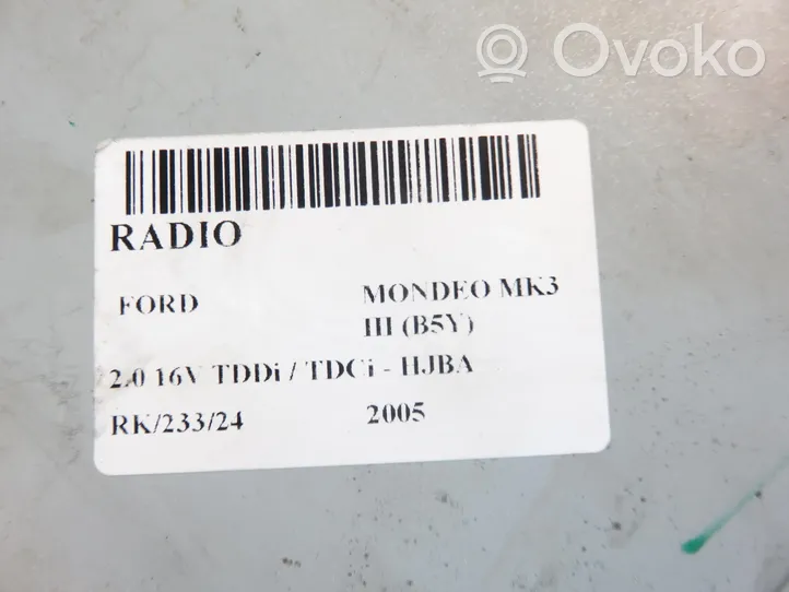 Ford Mondeo Mk III Radio/CD/DVD/GPS-pääyksikkö 