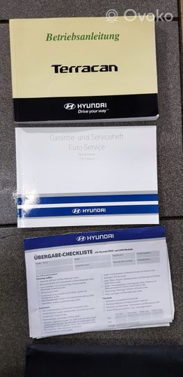 Hyundai Terracan Libretto uso e manutenzioni 