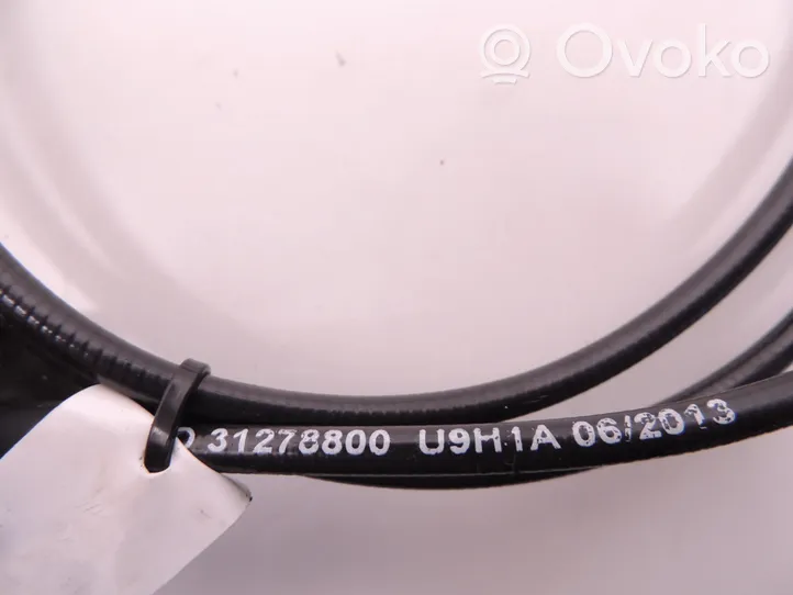 Volvo V40 Cavo di rilascio vano motore/cofano 31278800