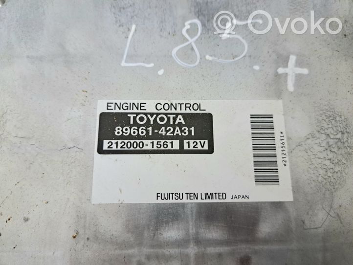Toyota RAV 4 (XA20) Sterownik / Moduł ECU 8966142A31