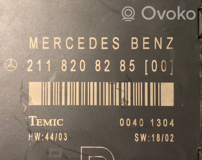 Mercedes-Benz E W211 Liukuoven ohjainlaite/moduuli 21182082