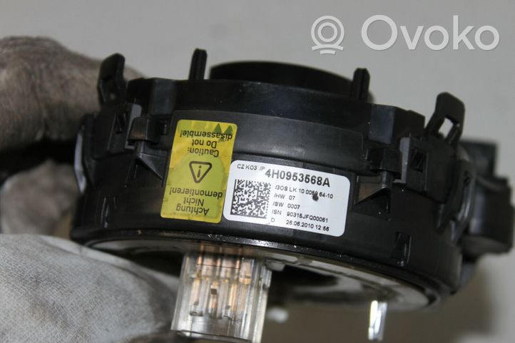 Volkswagen Touareg II Innesco anello di contatto dell’airbag (anello SRS) 4H0953568A