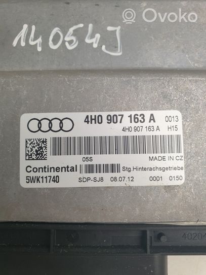 Audi A6 S6 C6 4F Pavarų dėžės valdymo blokas 4H0907163B