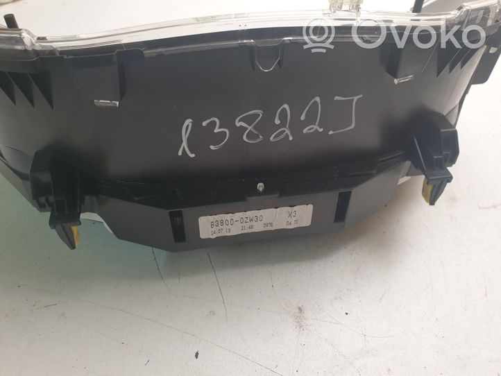 Toyota Auris E180 Compteur de vitesse tableau de bord 838000ZW30