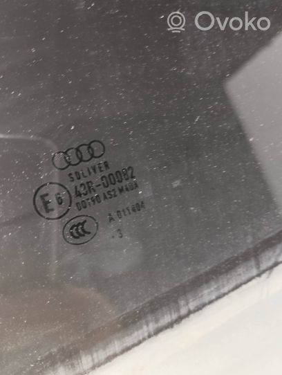Audi A7 S7 4G Vitre de fenêtre porte arrière 43R00082