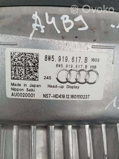 Audi A4 S4 B9 HUD-näyttö 8W5919617B