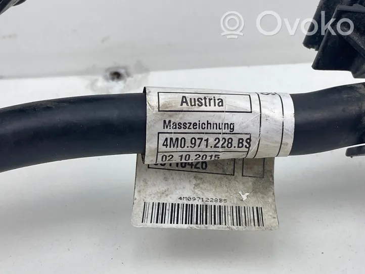 Audi Q7 4M Câble de batterie positif 4M0971228BS