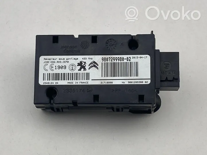 Toyota Proace Module de pression des pneus 9807299980