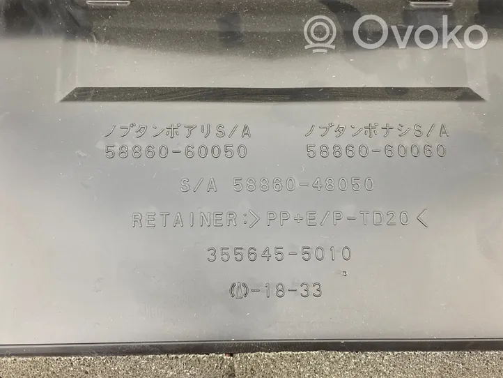 Toyota RAV 4 (XA50) Grille d'aération arrière 5892342090