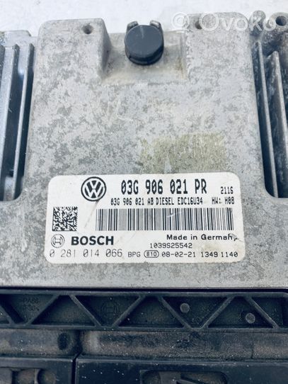 Volkswagen Touran I Calculateur moteur ECU 03G906021PR
