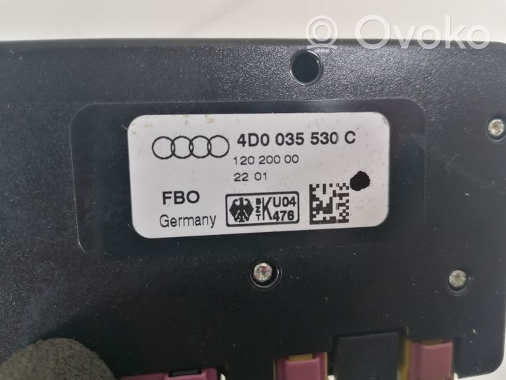 Audi A8 S8 D2 4D Module unité de contrôle d'antenne 4D0035530C