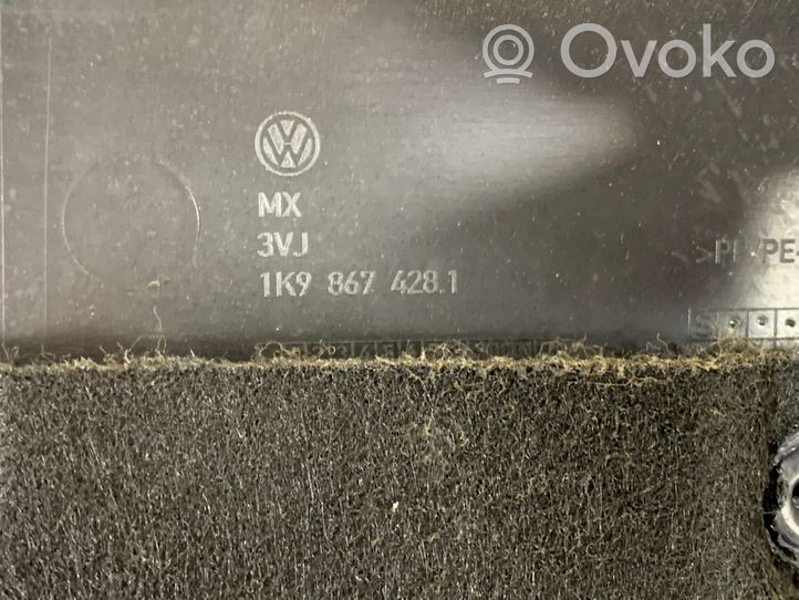 Volkswagen Golf V Tavaratilan sivuverhoilu 1K9867428