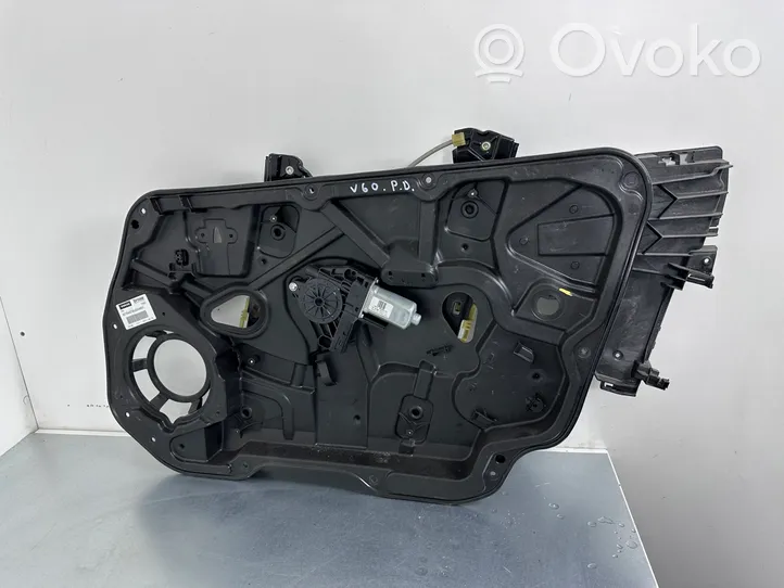 Volvo V60 Priekšpusē elektriskā loga pacelšanas mehānisma komplekts 