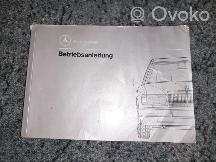 Mercedes-Benz E W124 Carnet d'entretien d'une voiture BETRIEBSANLEITUNG