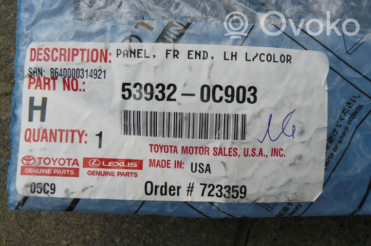Toyota Tundra II Listwa błotnika przedniego 539320C903