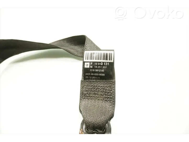 Chevrolet Cruze Rear seatbelt 616081200