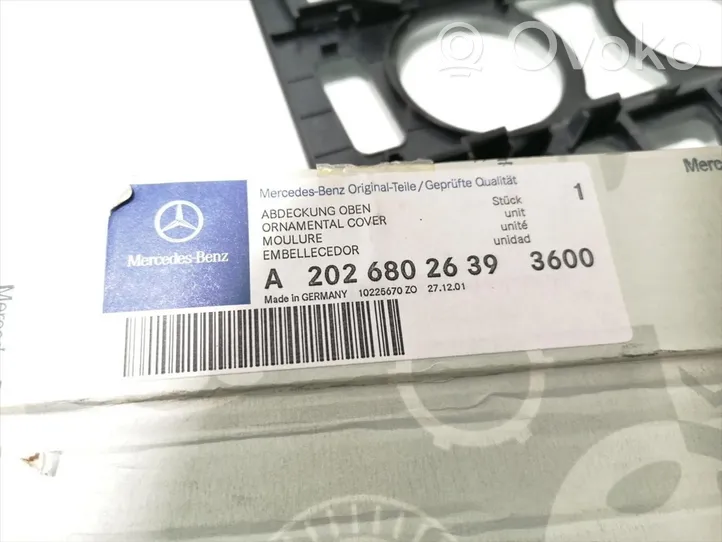 Mercedes-Benz C W202 Mascherina climatizzatore/regolatore riscaldamento A2026802639