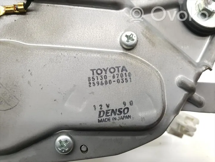 Toyota Prius (XW20) Motorino del tergicristallo del lunotto posteriore 85130-47010