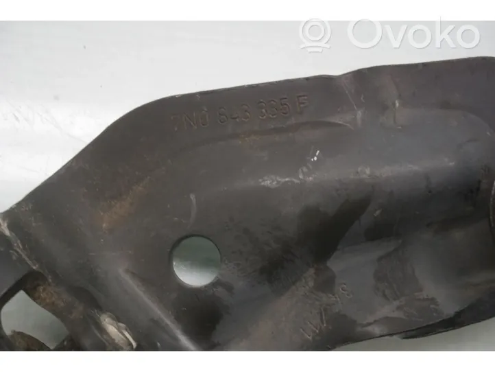 Volkswagen Sharan Guida/cerniera superiore del rullo del portellone scorrevole 7N0843335F