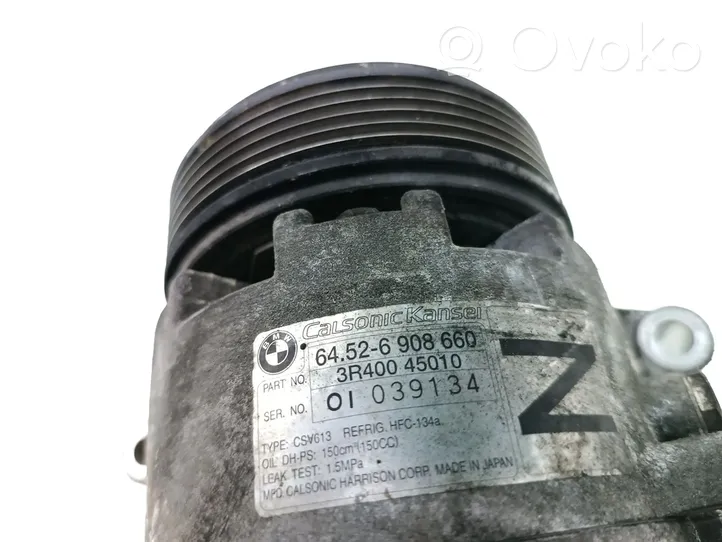 BMW 3 E46 Ilmastointilaitteen kompressorin pumppu (A/C) 6908660