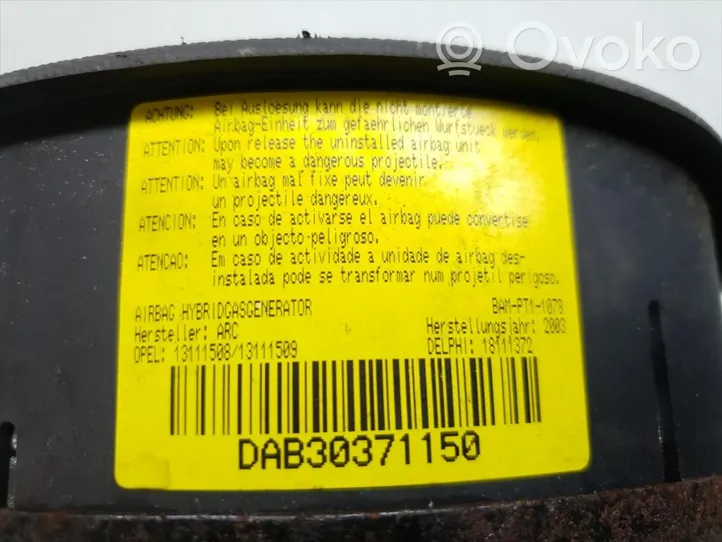 Opel Combo C Airbag dello sterzo 13111508