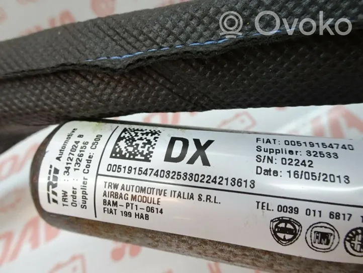 Fiat Punto (199) Airbag de toit 00519154740