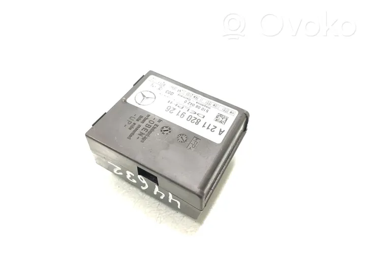 Mercedes-Benz CLK AMG A208 C208 Boîtier module alarme A2118209126