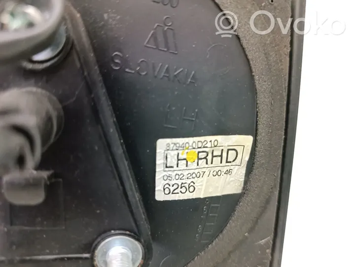Toyota Yaris Rétroviseur électrique de porte avant 87940-0D210