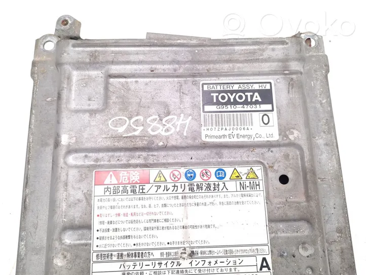 Toyota Prius (XW20) Batterie véhicule hybride / électrique G9510-47031