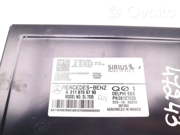 Mercedes-Benz R W251 Moduł / Sterownik GPS A2118706790