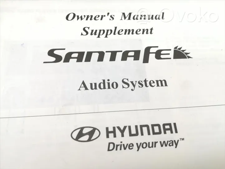 Hyundai Santa Fe Owners service history hand book 