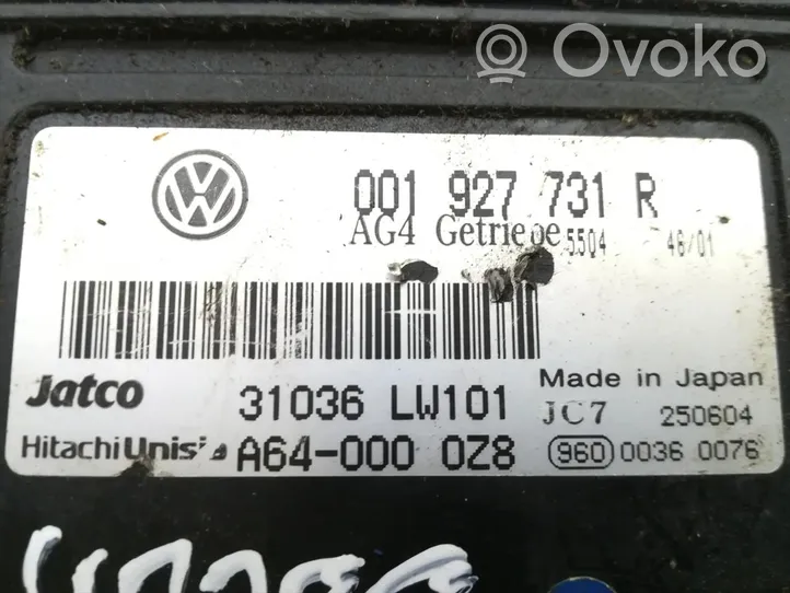 Volkswagen Polo Module de contrôle de boîte de vitesses ECU 001927731R