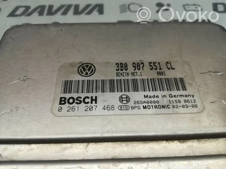 Volkswagen Passat Alltrack Variklio valdymo blokas 3B0907551CL