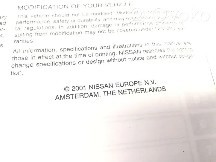 Nissan X-Trail T30 Carnet d'entretien d'une voiture 