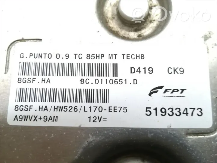 Fiat Punto (188) Motorsteuergerät/-modul 51933473