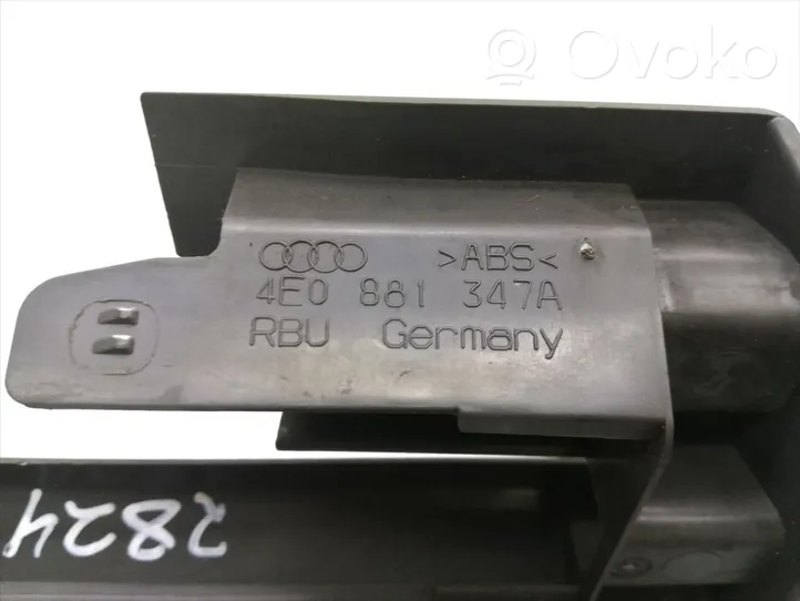 Audi A8 S8 D3 4E Отделка лыжи переднего сиденья пассажира 4E0881347A