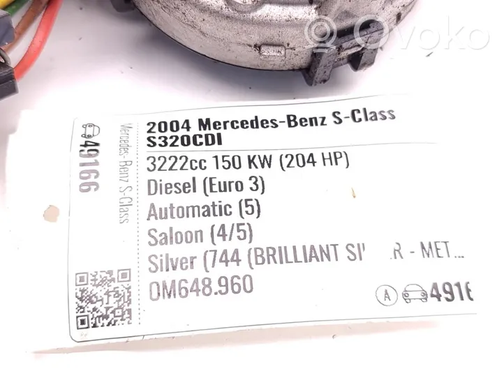 Mercedes-Benz S W220 Pyyhkimen moottori 0390241435