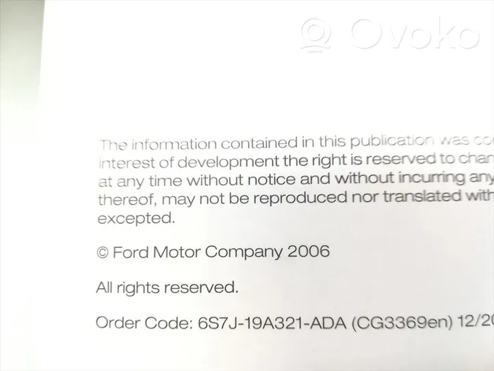 Ford Mondeo Mk III Książka serwisowa 