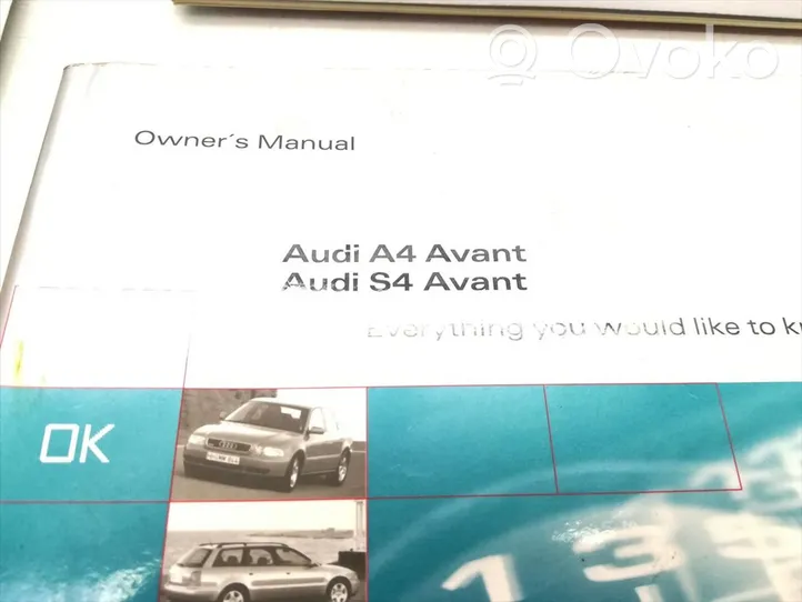 Audi A4 S4 B5 8D Libretto di servizio dei proprietari 