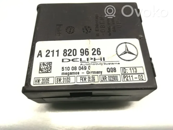 Mercedes-Benz E AMG W212 Centralina/modulo allarme A2118209626