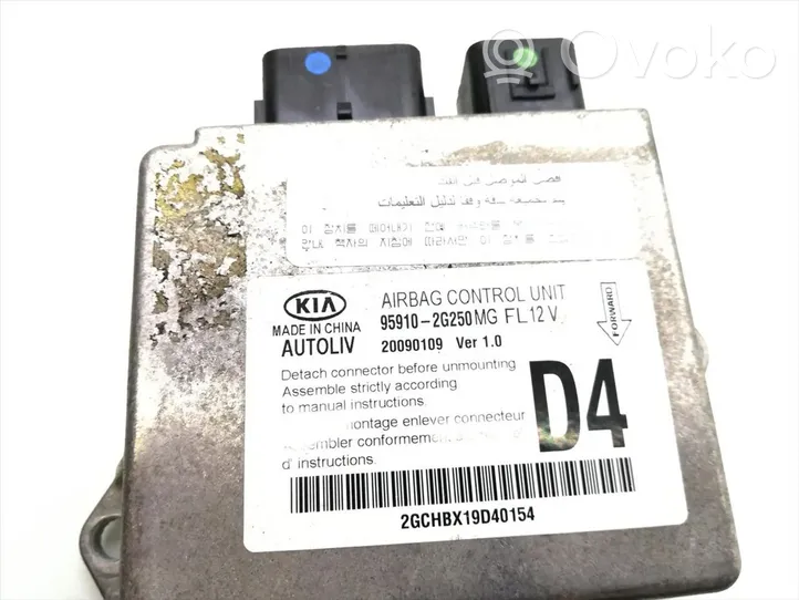 KIA Magentis Module de contrôle airbag 95910-2G250