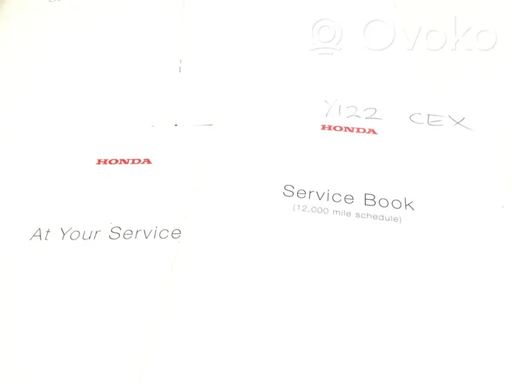 Honda Civic Owners service history hand book 