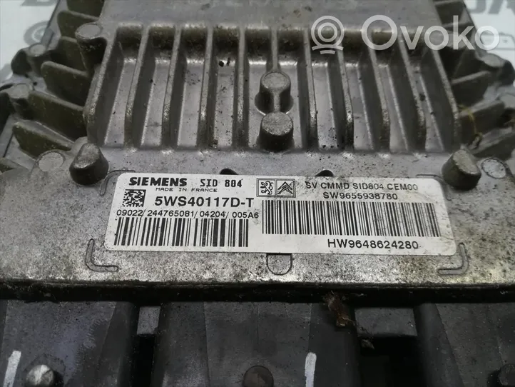 Citroen C3 Sterownik / Moduł ECU 5WS40117D-T