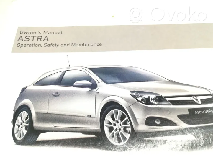 Opel Astra H Książka serwisowa 