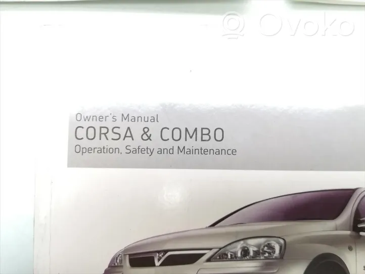 Opel Combo C Carnet d'entretien d'une voiture --