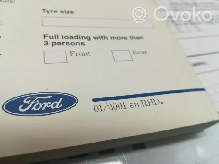 Ford Mondeo MK IV Serviso knygelė --