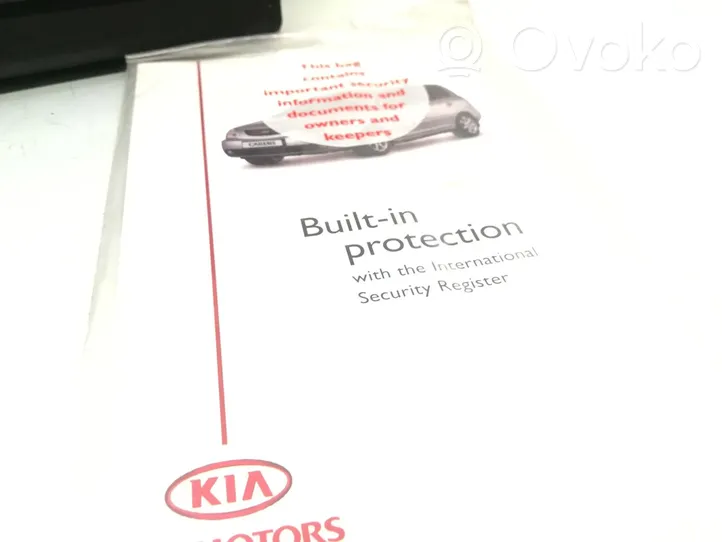 KIA Carens II Libretto di servizio dei proprietari 